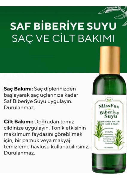 2’li Saçlarınız Için Saf Biberiye Suyu Saç Toniği fiyatları