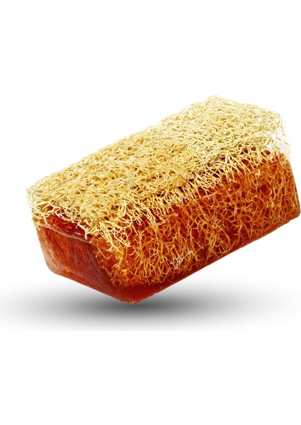 Doğal Kabak Lifli Misk & Amber Sabunu 130 gr Yüz ve Vücut Bakımı Için Etkilidir