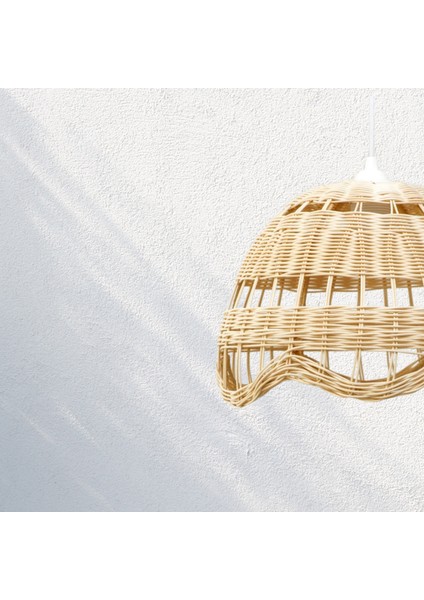 Rattan Oval Avize
