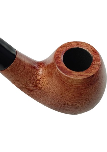 9 Mm. Kahverengi Sandalwood Eğimli Sap Ahşap Pipo Seti RD36-Takım fiyatları