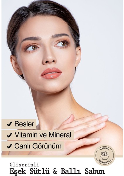 Doğal Kabak Lifli Eşek Sütlü & Ballı Sabun 130 gr Yüz ve Vücut Bakımı Için Etkilidir fırsatları