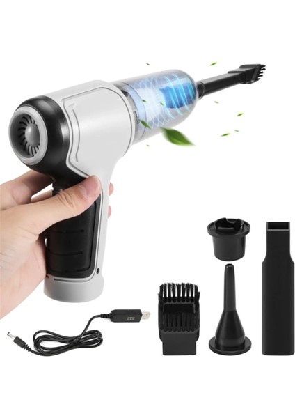 Profesyonel Kablosuz Süpürge Güçlü Emiş ve Üfleme Özellikli Ev Araç Şarjlı El Süpürgesi 120W 6000PA fiyatları