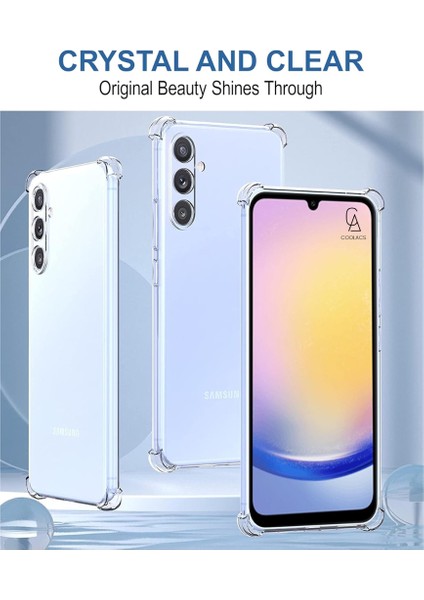 Samsung Galaxy A25 Uyumlu Köşe Dolgulu Anti Shock Telefon Kılıfı ve Hayalet Privacy Ekran Koruyucu fiyatları