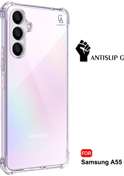 Samsung Galaxy A55 Uyumlu Köşe Dolgulu Anti Shock Telefon Kılıfı ve Hayalet Privacy Ekran Koruyucu fiyatları