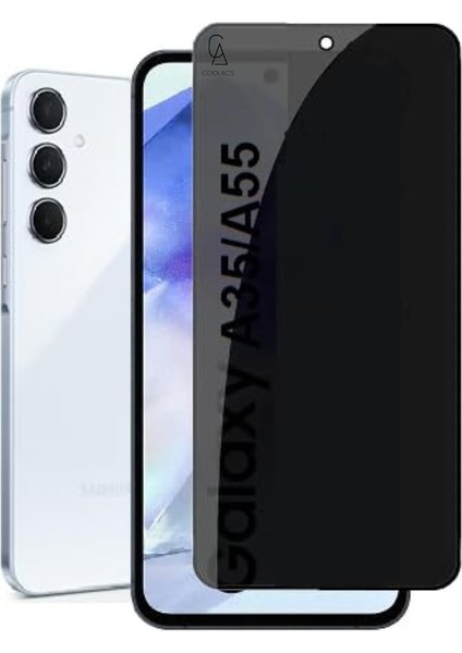 Samsung Galaxy A55 Uyumlu Köşe Dolgulu Anti Shock Telefon Kılıfı ve Hayalet Privacy Ekran Koruyucu fırsatları