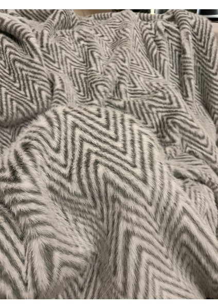 Peluş Örtü Kaymaz Koltuk Örtüsü Çizgi Desenli Koltuk Örtüsü 200 x 150 cm