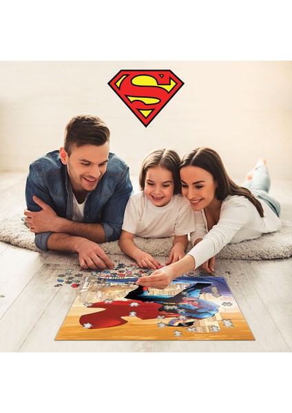 Superman Figür ve 300 Parça Puzzle 35807