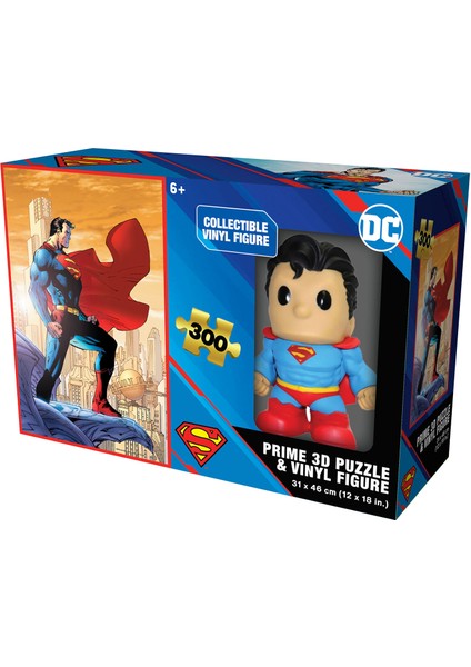 Superman Figür ve 300 Parça Puzzle 35807