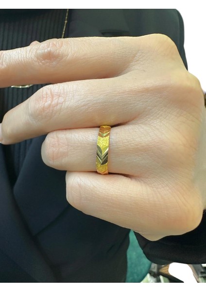 22 Ayar Altın 4 mm Burçak Modeli Çok Şık Alyans Yüzük fiyatları