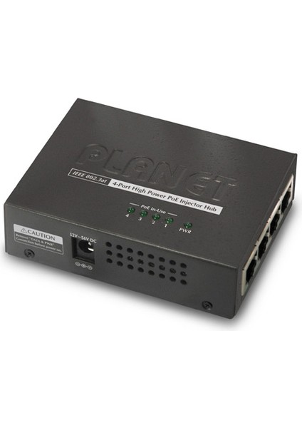 PL-HPOE-460 4 Port Poe+ Injector 30.8 W Poe Switch