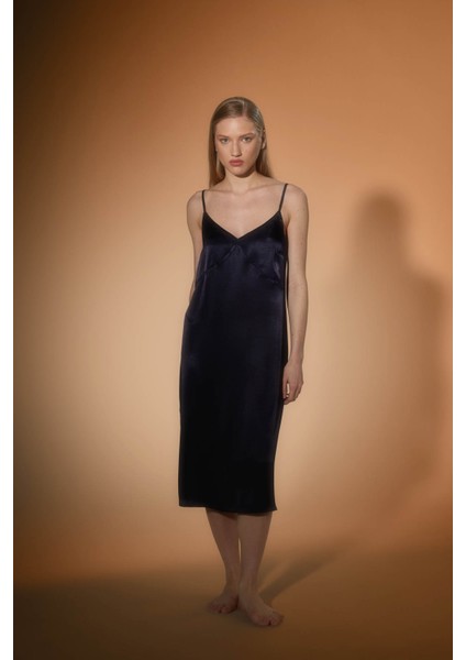 Kadın Vegan Dokuma Ayarlanır Ip Askılı V Yaka Elbise indirimleri