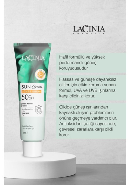 Yüksek Korumalı Güneş Kremi 50 Spf 50ML fiyatları