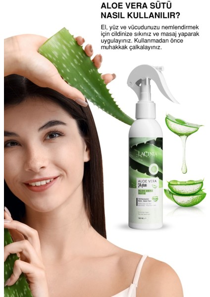 Aloe Vera Sütü 190ml Cilt Bakım Spreyi modelleri