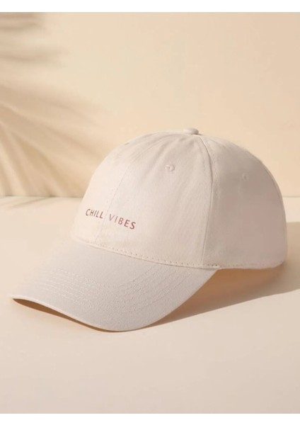 Chıll Vıbes Baskılı Unisex Klasık Model Ayarlanabilir Çırtlı Şapka