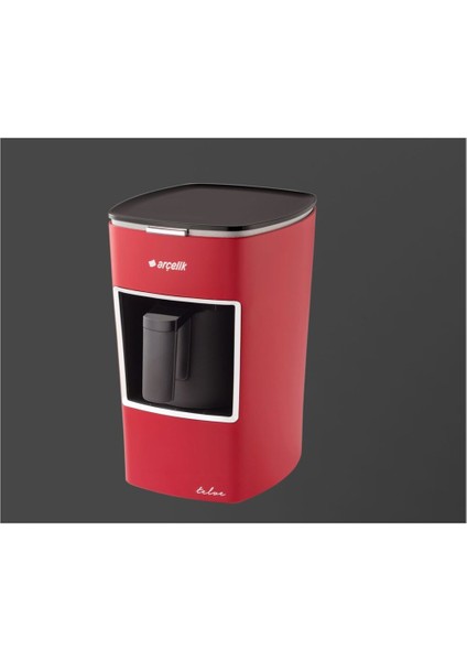 Mini Telve Kahve Makinası Kırmızı 670 Watt Işıklı Uyarı