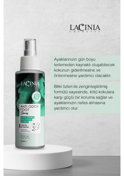 Koku Önleyicili Ayak Bakım Spreyi 150ML