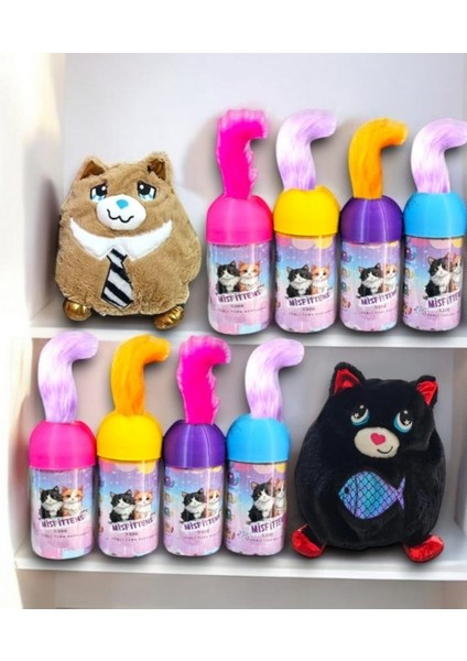 Misfittens Süpriz Paket Peluş Oyuncak Kedi (Şanslı, Tombili, Müdür, Cemil, Diva,bihter,orhan,yıldız,mellito,behlül,süleyman,tartamel)