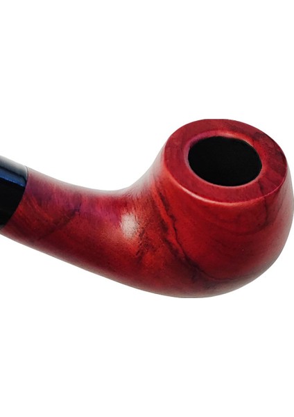 9 mm Kırmızı Sandalwood Eğimli Sap Ahşap Pipo Seti RD37-Takım fiyatları