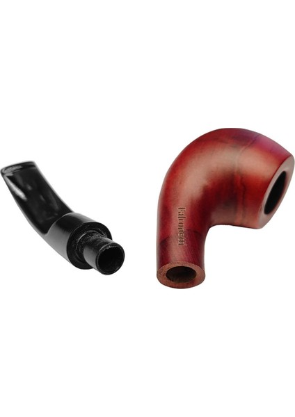 9 mm Kırmızı Sandalwood Eğimli Sap Ahşap Pipo Seti RD37-Takım modelleri