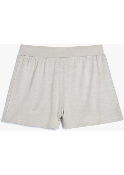 Modal Kumaş Rahat Kesim Şortlu Pijama Altı