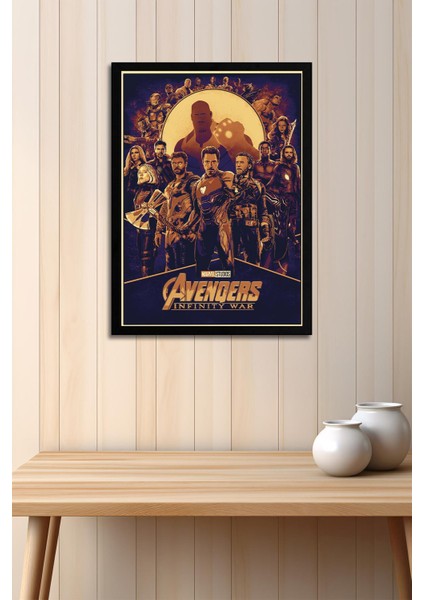 Avengers Çerçeveli Tablo - Yenilmezler Marvel Poster Tablo fiyatları