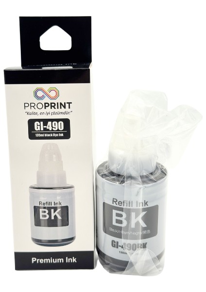 Canon G2410 Siyah Mürekkep 135 ml GI-490