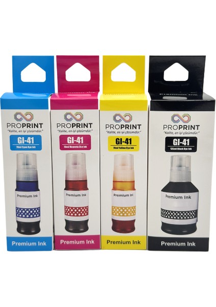 Canon G1460 4 Renk Mürekkep 135 ml - 70 ml Gı-41