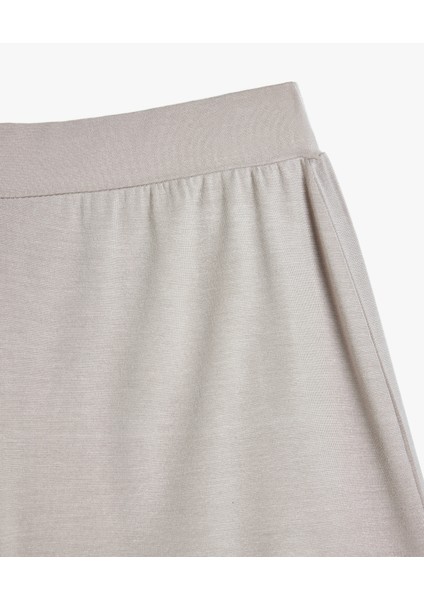 Modal Kumaş Rahat Kesim Şortlu Pijama Altı