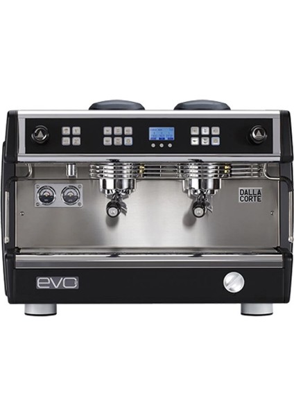 Evo2 Espresso Makinesi, 2 Gruplu, Siyah