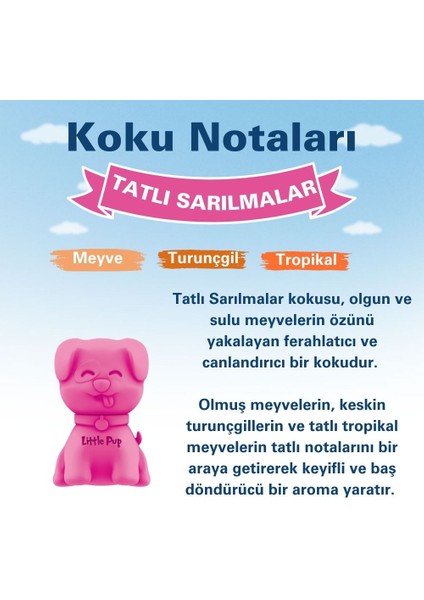Little Pup Tatlı Araç Kokusu (Sweet Snuggles) -45 Gün -Oto Kokusu Kalıcı Klima Parfüm modelleri
