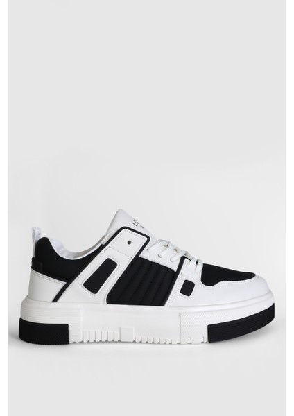 Olıver Erkek Deri Sneaker Ayakkabı Siyah