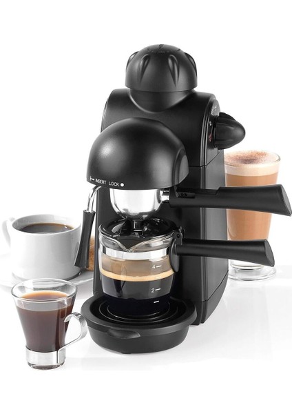 Salter EK3131 Espressimo Espresso Makinesi – 4 Çekim Süt Köpürtme Çubuklu