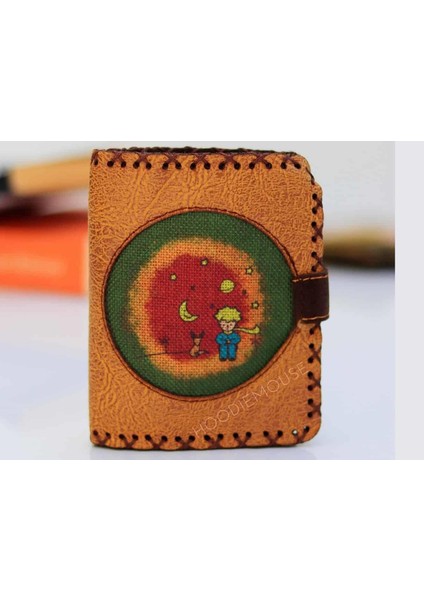Küçük Prens Figürlü Küçük Cüzdan Etnik Bohem Retro Style -HARDAL