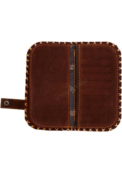 Frida Figürlü Büyük Cüzdan Etnik Bohem Retro Vintage Style - Kahverengi indirimleri