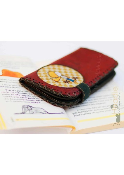 Y.küçük Prens Figürlü Büyük Cüzdan Etnik Bohem Retro Vintage Style - Bordo modelleri