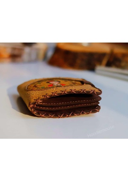 Frıda Figürlü Küçük Cüzdan Etnik Bohem Retro Style - Hardal modelleri
