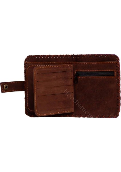 Frıda Figürlü Küçük Cüzdan Etnik Bohem Retro Style - Hardal indirimleri