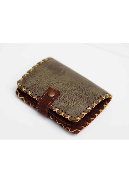Karamık Figürlü Küçük Cüzdan Etnik Bohem Retro Style - Yesil indirimleri