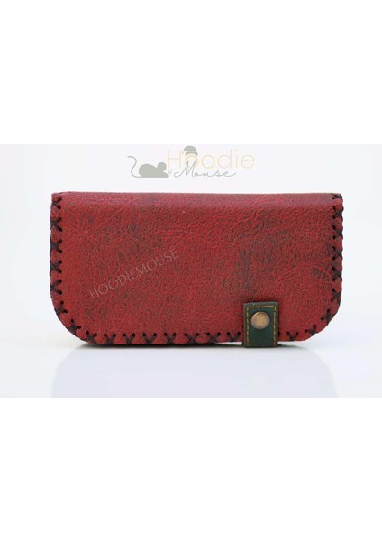 Kedi Aşkı Figürlü Büyük Cüzdan Etnik Bohem Retro Vintage Style - Bordo fırsatları