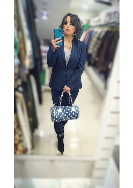 Lacivert Blazer Ceket