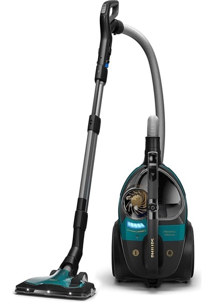 Triactive Ultra LED Başlık 6,2 Kg, Turbo Başlık ,8m H13 Marathon Ultimate Torbasız Süpürge 900 W