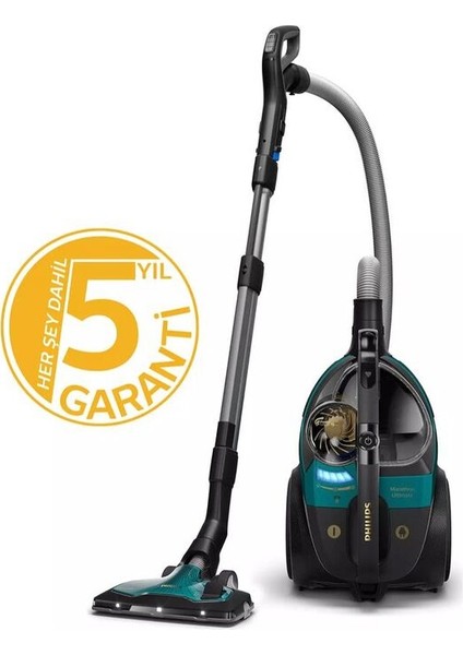 Marathon Ultimate Torbasız Elektrikli Süpürge Powercyclone 10 Triactive Ultra LED Başlık