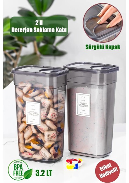 Elvis 80 Parça Erzak ve Bakliyat Saklama Kabı Seti 8x(1,10-1,70 LT)12X(0,5 LT)10X(350ML)2X(3,2LT)