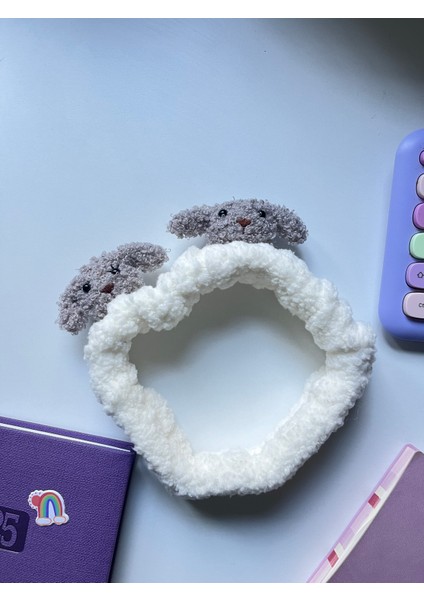 Sevimli Peluş Makyaj Spa Saç Bandı Bandana modelleri