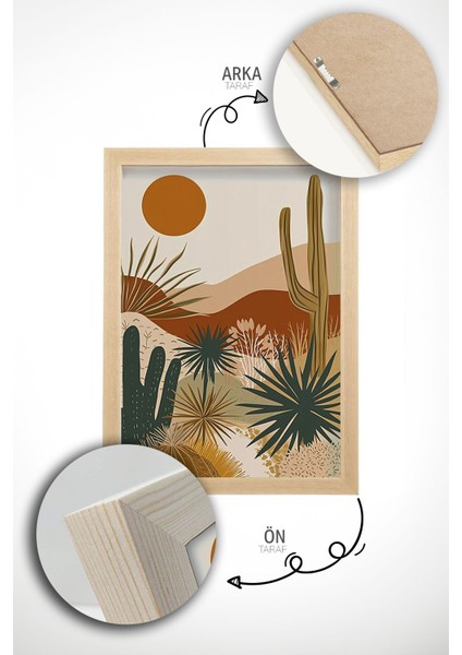 Gerçek Ahşap Çerçeveli 3 Parça 3D Poster Tablo Seti - ERSY3SET10 indirimleri