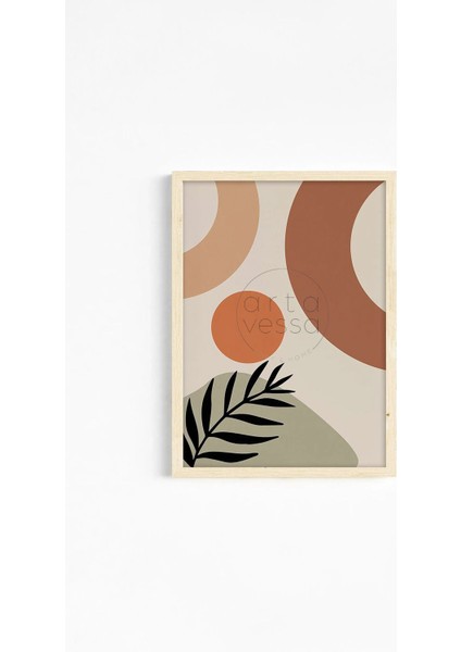 Gerçek Ahşap Çerçeveli 3 Parça 3D Poster Tablo Seti - ERSY3SET21