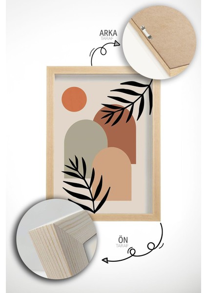 Gerçek Ahşap Çerçeveli 3 Parça 3D Poster Tablo Seti - ERSY3SET26 indirimleri