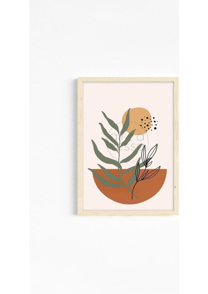 Gerçek Ahşap Çerçeveli 3 Parça 3D Poster Tablo Seti - ERSY3SET23