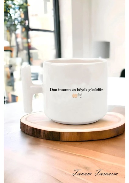 Azerbaycan Tasarımlı Baskılı T Kupa Bardak , Azeri, Bakü, Qarabağ, Karabağ, Baskılı Kupa Bardağı