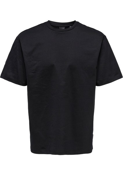 Erkek Yuvarlak Yaka Basic T-Shirt - 22022532